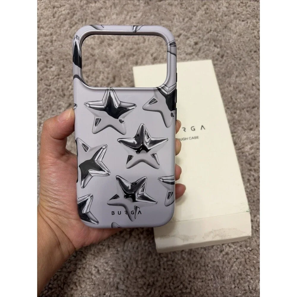 BURGA Tough Case iPhone 17 Pro - Chrome Metallic Star Open Box